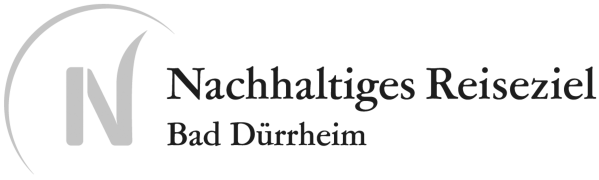 Logo Nachhaltiges Reiseziel Schwarz-Weiß